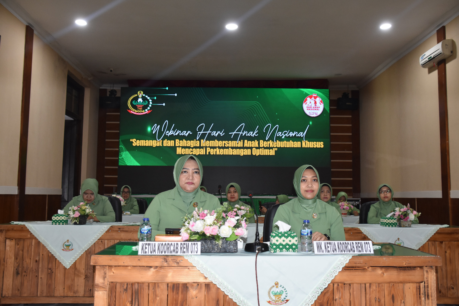 Hari Anak Nasional Tahun 2023, Persit KCK Rem 073 PD IV/Diponegoro Ikuti Webinar